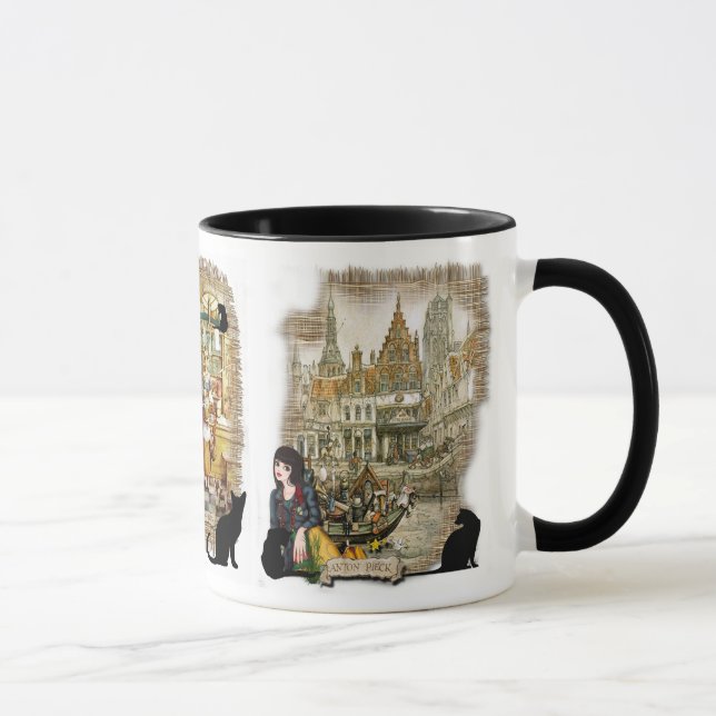 Taza Tres diseños Anton Pieck (Derecha)
