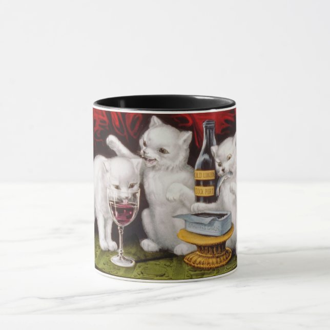 Taza Tres gatitos jolly en la fiesta (Centro)