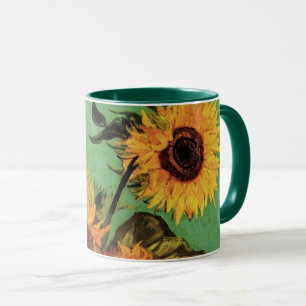Taza Tres girasoles en una bolsa de Vincent van Gogh