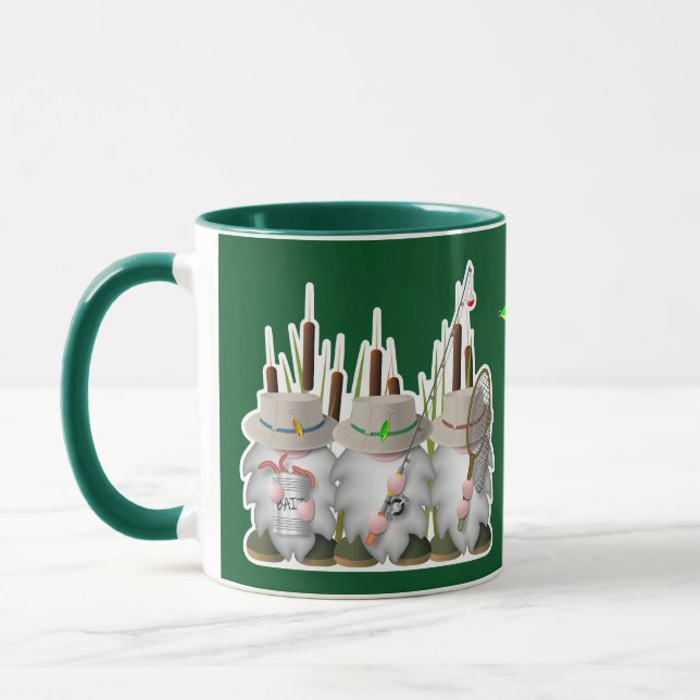 Taza Tres gnomos de pesca (Izquierda)