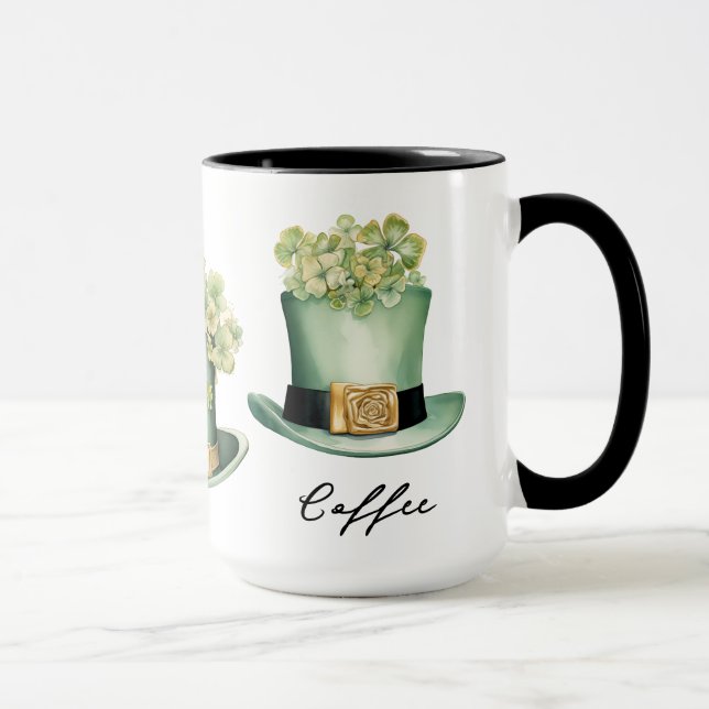 Taza Tres Gorras irlandeses del Día de San Patricio (Derecha)