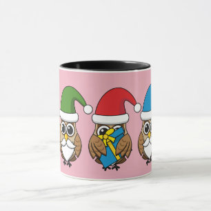 Taza Tres graciosos Navidades Gnome Owes