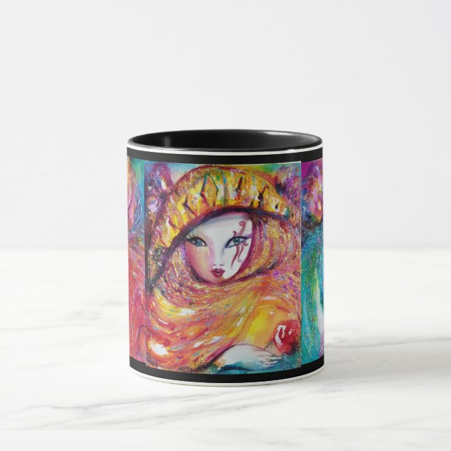 TAZA TRES MÁSCARAS DE CARNAVAL (Centro)