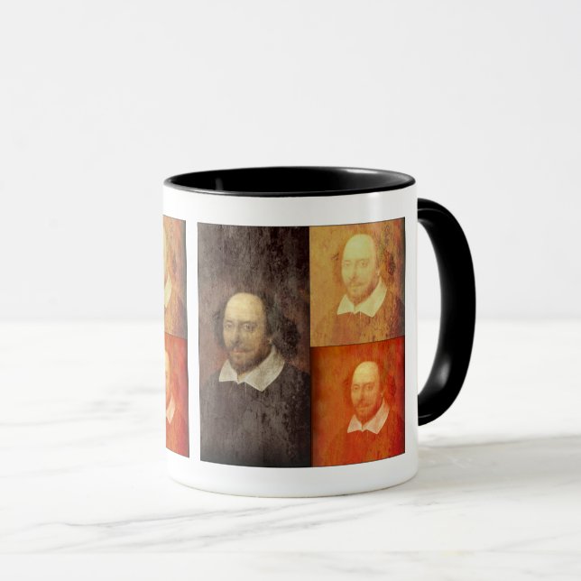 Taza Tres Mug de Retrato de Shakespeare (Anverso derecho)