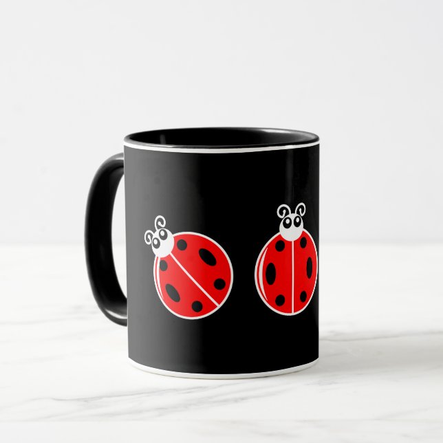 Taza Tres Pequeños Ladybugs - Combo Mug (Anverso izquierdo)