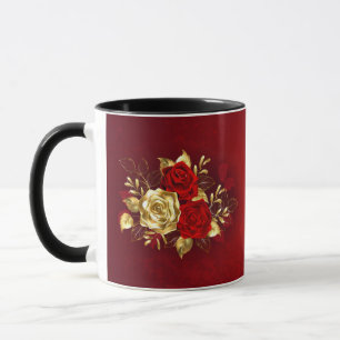 Taza Tres Rosas Joyas
