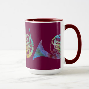 Taza Tres trompas en Borgoña