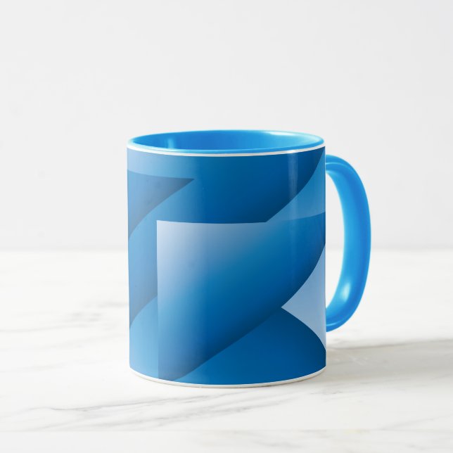 Taza Triángulos azules (Anverso derecho)