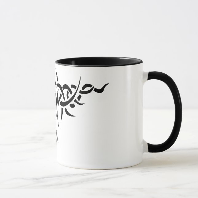TAZA tribal del diseño del tatuaje (Derecha)