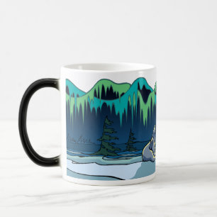 Taza Tribal del Oso Copa del Oso Polar Arte Tazas
