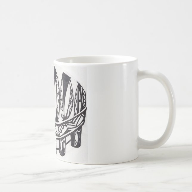 Taza tribal samoana del diseño (Derecha)