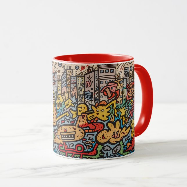 Taza Tributo a Haring City (Anverso derecho)