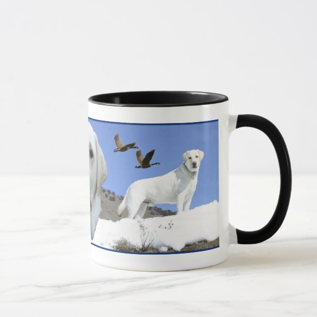 Taza Tributo amarillo de Labrador (Derecha)