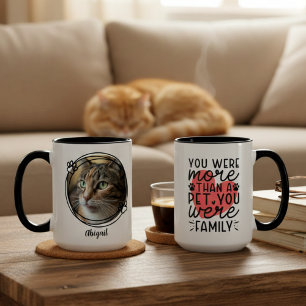 Taza Tributo conmemorativo de foto con corazón rojo con
