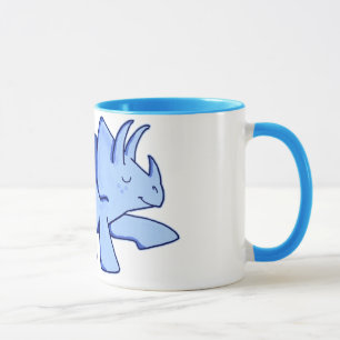 Taza Triceratops azul