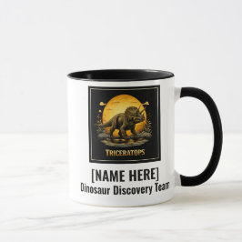 Taza Triceratops Dinosaur Prehistórico Luna