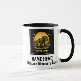 Taza Triceratops Dinosaur Prehistórico Luna