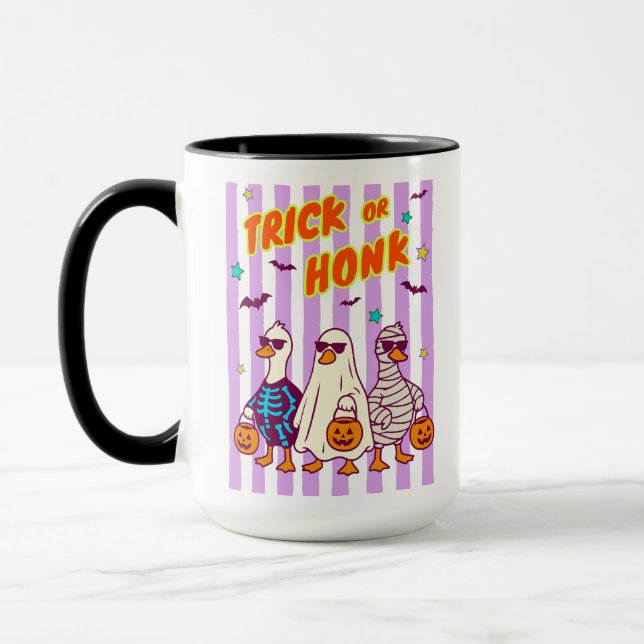 Taza Trick or Honk Silly Goose Halloween (Izquierda)