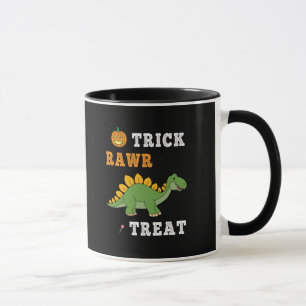 Taza Trick Rawr Tret Cute Halloween Stegosaurus Dino