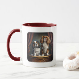 Taza Tricolor y Blenheim Cavalier King Charles