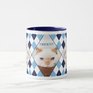 Taza Trident el café Mug_01 de Argyle del gato