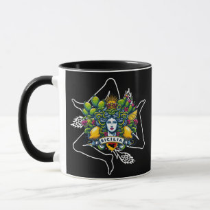 Taza Trinacria siciliana