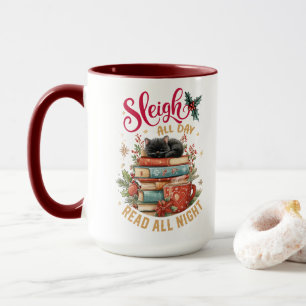 Taza Trineo Todo el Día Lee Toda la Noche