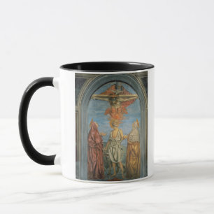 Taza Trinidad santa con St Jerome (fresco)