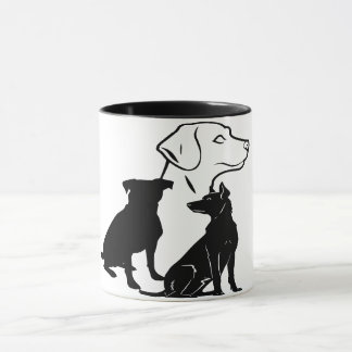 Taza Trío de arte de las patas leales