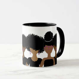 Taza Trío de Chica de curso {Royalty} mug
