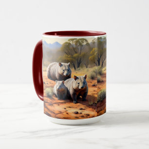 Taza Trío de las salidas: Wombat Wanderers,