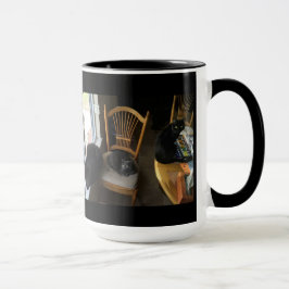 Taza Trío en la ventana