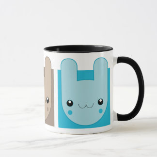 Taza Trío v.02 del conejo de conejito de Kawaii
