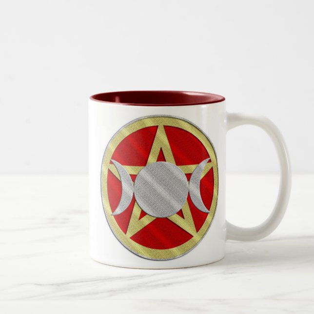 Taza triple del Brew de las brujas de la diosa del (Derecha)
