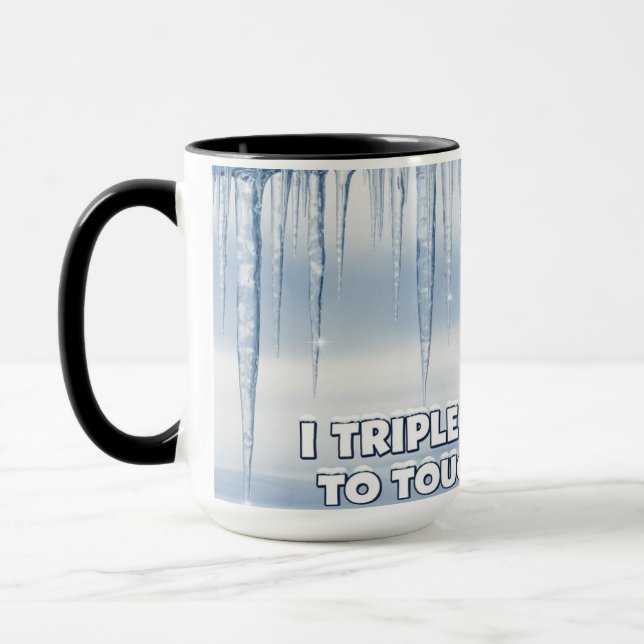 Taza Triple perro se atreve a ser un paro de Navidades  (Izquierda)