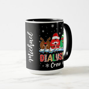 Taza Tripulación de diálisis Navidad