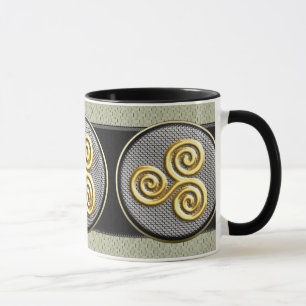 Taza Triskele de oro