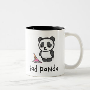 Tazas Dibujo Animado Triste La Panda 