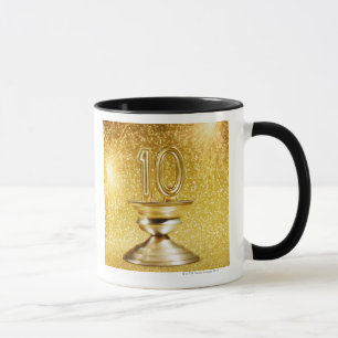 Taza Trofeo del número 10 del oro