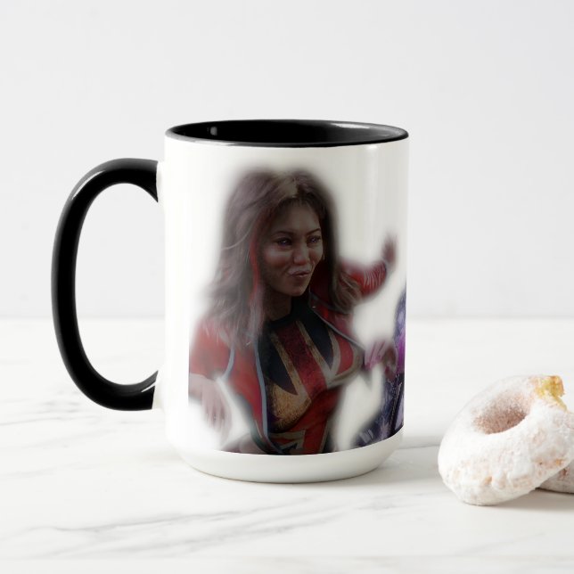 Taza Trois Drôles de Dames (Con donut)