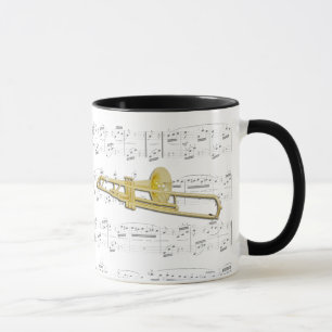 Taza - Trombone (valved) con partitura