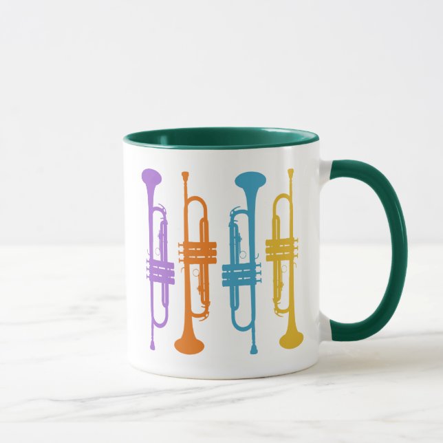 TAZA TROMPETAS RETRAS (Derecha)