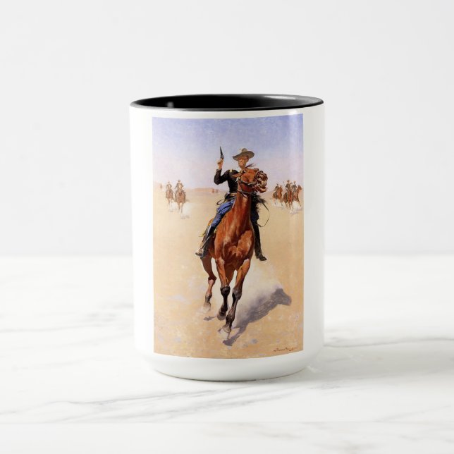 Taza Trooper of the Plains (Cowboy Horse Rider) (Centro)