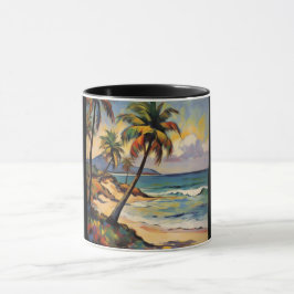 Taza Tropical Beach Mug