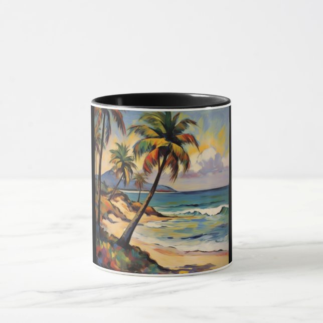 Taza Tropical Beach Mug (Centro)