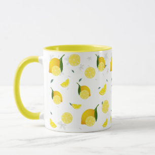 Taza Tropical colorido Citrus SUMMER Naranja Lemon Slic