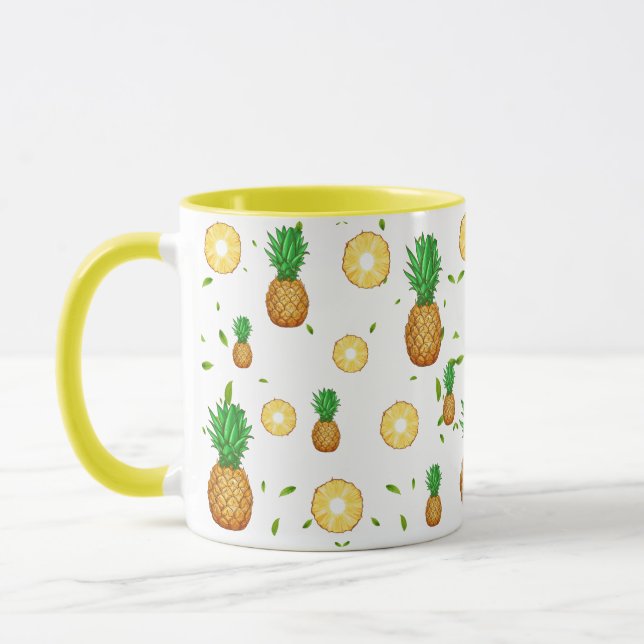 Taza TROPICAL SUMMER FRUIT Pineapple patrón (Izquierda)