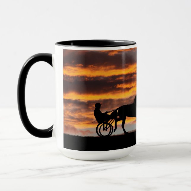 Taza Trotting Racehorse Coffee Mug (Izquierda)