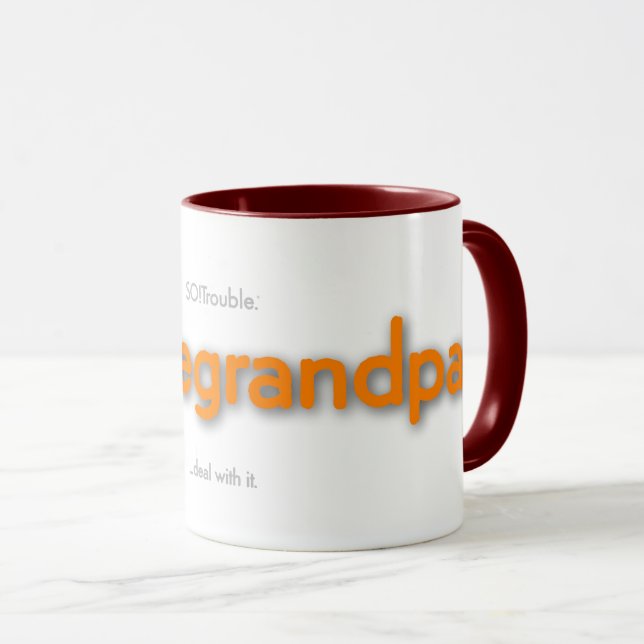 Taza ¡troublegrandpa! (Anverso derecho)