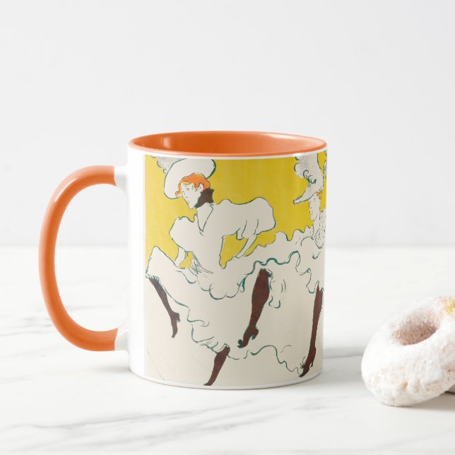 Taza Troupe de Mademoiselle Eglantine, Toulouse Lautrec (Con donut)